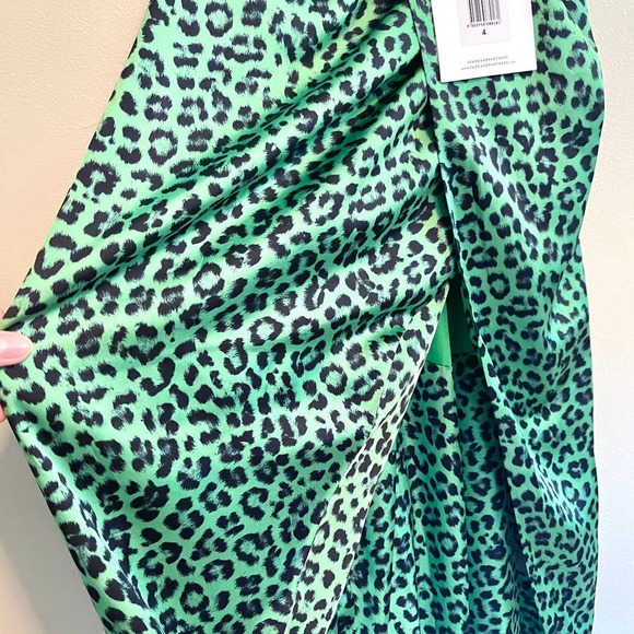 New Fame & Partners The Jami Dress | Leopard Mojito Size 4 - Picture 8 of 12